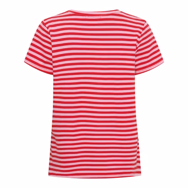 Randig t-shirt med tryck