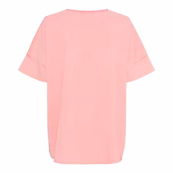 V-ringad t-shirt med ledig passform