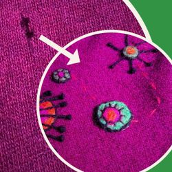 WORKSHOP-LAGA STICKAT MED YLLEBRODERI OCH TOVNING-körs på efterfrågan hösten 2025