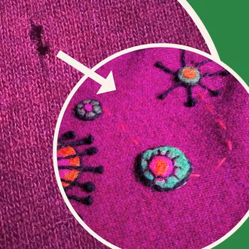 WORKSHOP-LAGA STICKAT MED YLLEBRODERI OCH TOVNING-körs på efterfrågan hösten 2025