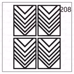208 stencil