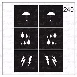 240 stencil