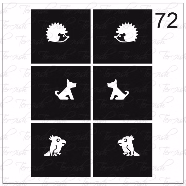 72 stencil