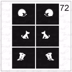 72 stencil