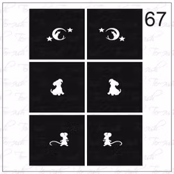 67 stencil