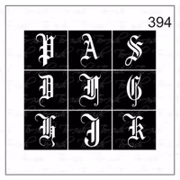 394 stencil