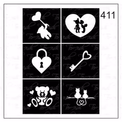 411 stencil