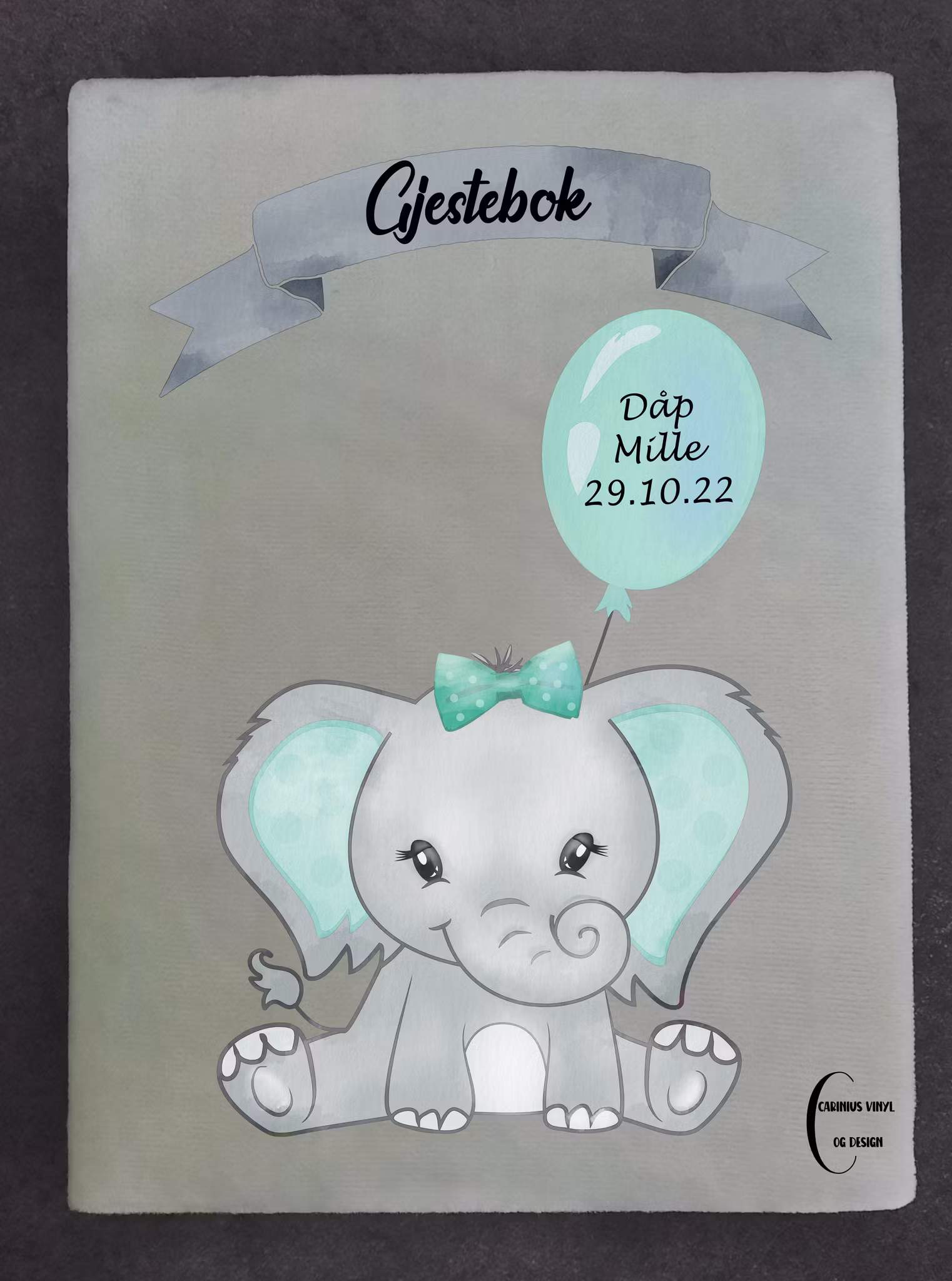 Gave og gjestebok til dåp