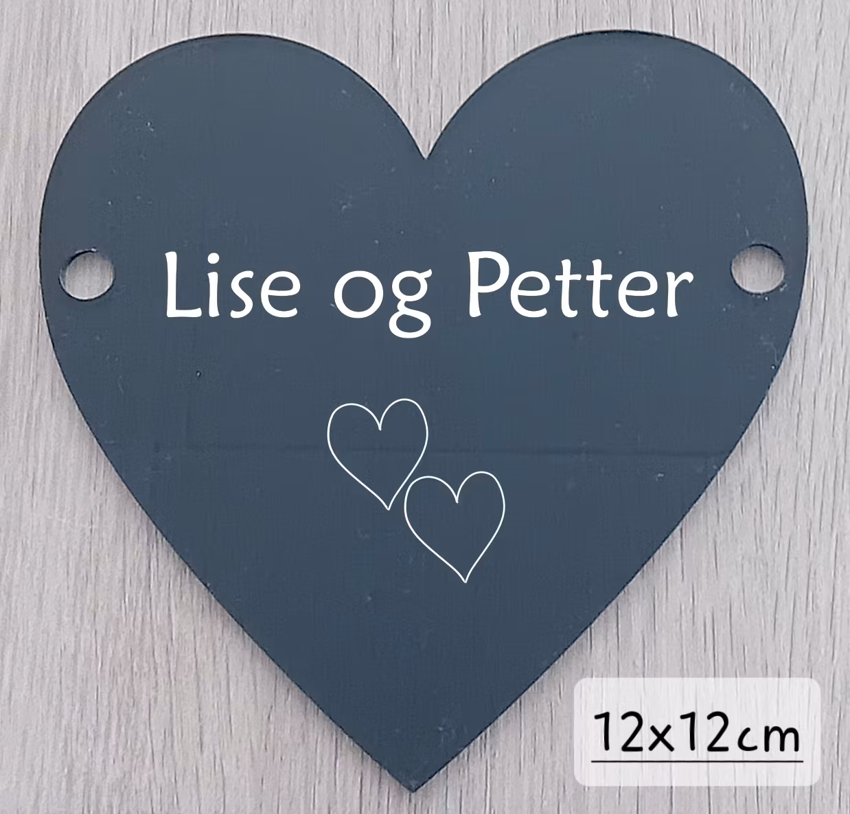 Dørskilt i akryl