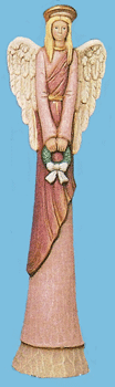 Ängel, lång, m. krans. S-2260