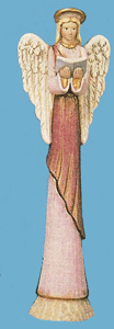 Ängel, lång m. bok. S-2262