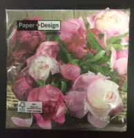 Servette rosa blommor