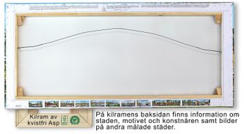 Canvas Marstrand Natt 112 x 50 x 2,5 cm.