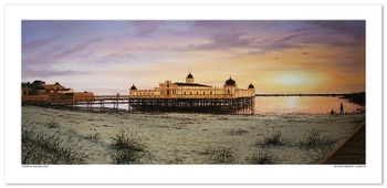 Poster Varberg Kallbadhuset 93 x 44 cm