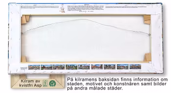 Canvas Stockholm Skeppsbron 64 x 29 x 2 cm.