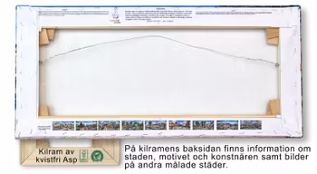 Canvas Hagfors vinter 64 x 29 x 2 cm.