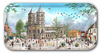 Bricka Lunds Domkyrka 43 x 22 cm