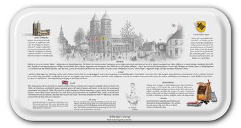 Bricka Lunds Domkyrka 43 x 22 cm