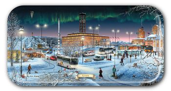 Bricka Kiruna Vinter 43 x 22 cm