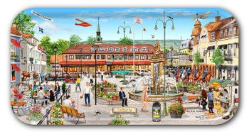 Bricka Falköping 43 x 22 cm