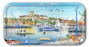 Bricka Marstrand 43 x 22 cm