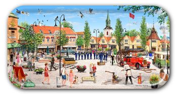 Bricka Tidaholm 43 x 22 cm