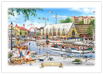 Underlägg Göteborg Feskekörka Sommar