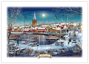 Tallriksunderlägg Mariestad vinter