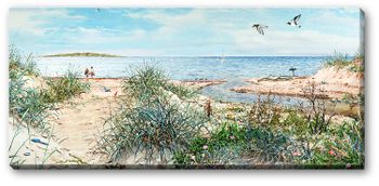 Canvas Halmstad Frösakull 112 x 50 x 2,5 cm.