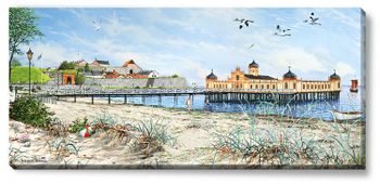 Canvas Varberg Fästningen Kallis 112 x 50 x 2,5 cm.