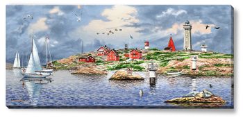 Canvas Göteborg Vinga 112 x 50 x 2,5 cm.