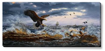 Canvas Göteborg Vinga Örn 112 x 50 x 2,5 cm.