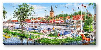 Canvas Mariestad 64 x 29 x 2 cm.