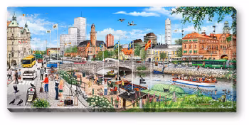 Canvas Malmö 64 x 29 x 2 cm.
