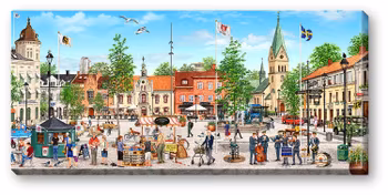 Canvas Skövde 64 x 29 x 2 cm.