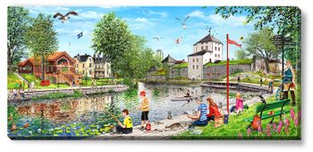 Canvas Nyköping 112 x 50 x 2,5 cm.