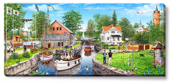 Canvas Säffle 112 x 50 x 2,5 cm.