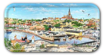 Bricka Lysekil 43 x 22 cm