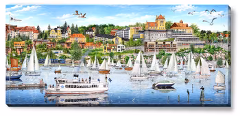 Canvas Lidingö 112 x 50 x 2,5 cm.