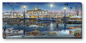 Canvas Marstrand Vinter 64 x 29 x 2 cm.