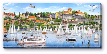 Canvas Lidingö 64 x 29 x 2 cm.