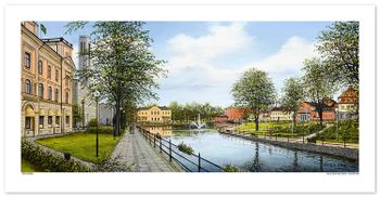 Poster Västerås 93 x 47 cm