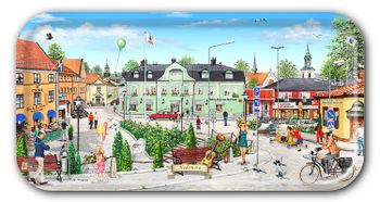 Bricka Hedemora 43 x 22 cm