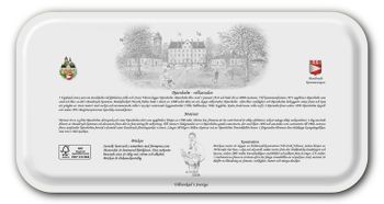 Bricka Djursholm 43 x 22 cm