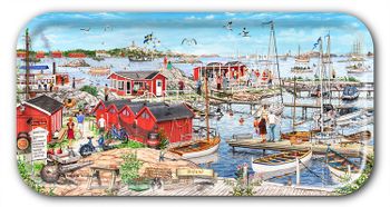 Bricka Göteborg Brännö 43 x 22 cm