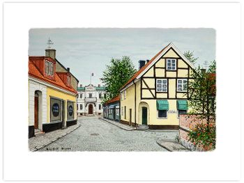 Tryck Laholm Storgatan 40 x 30 cm