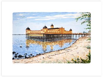 Tryck Varberg Kallbadhuset 40 x 30 cm