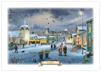 Tallriksunderlägg Kungälv Vinter
