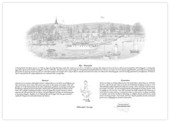 Tallriksunderlägg Hjo Hamn