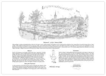 Tallriksunderlägg Mariestad sommar